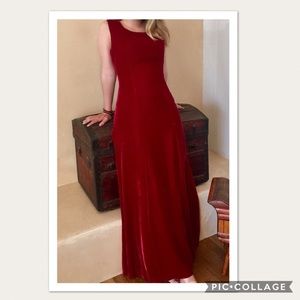 Velvet evening dress, elegant size 2, worn once